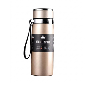 Stainless Steel Portable Thermos Flask Travel 1 Ltr - Gold