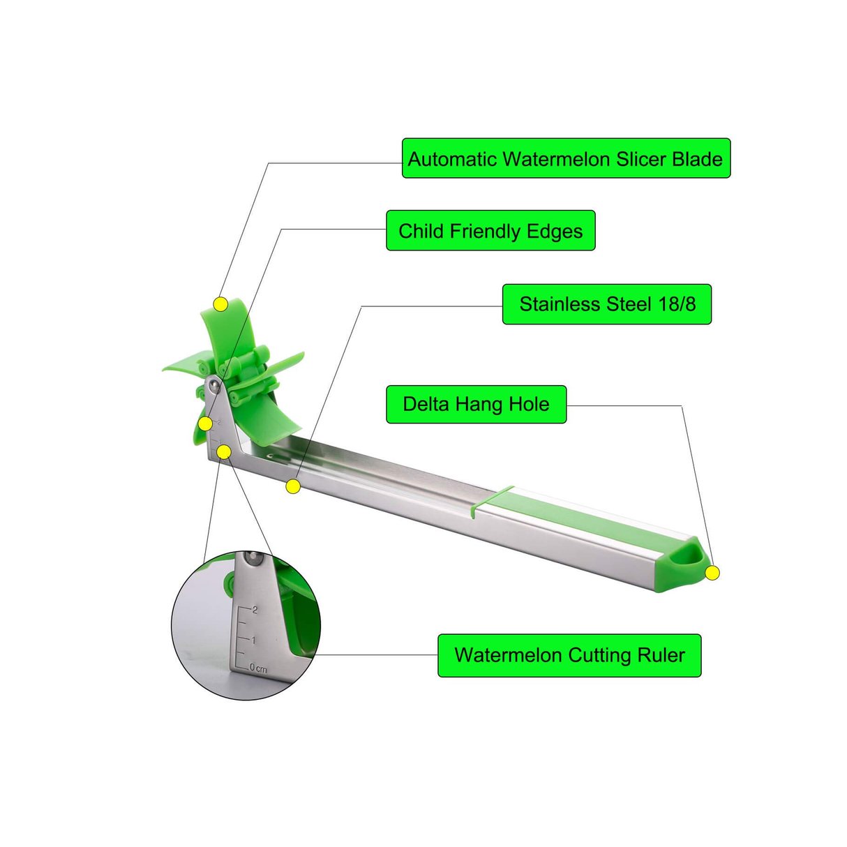 Stainless Steel Shape Fruit Tools Quickly Cut Tool