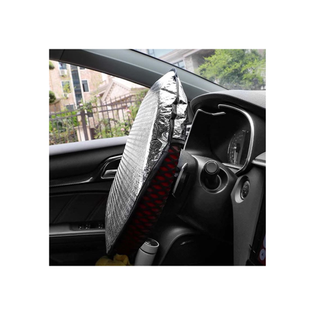 Steering Wheel Sunshade & Heat Shield – Reflective Car Steering Wheel Cover