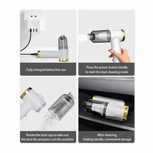 Suction Handheld Portable Vacuum Cleaner for Car, Pets & Home