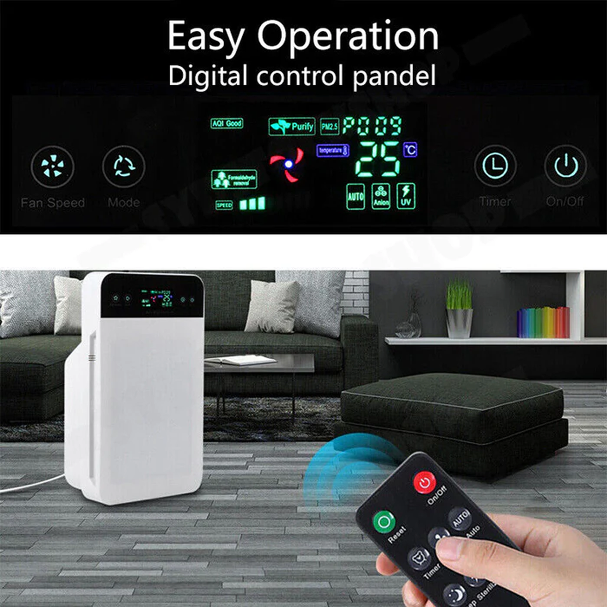 Sumo Air Purifier With Remote Control - SM-9002