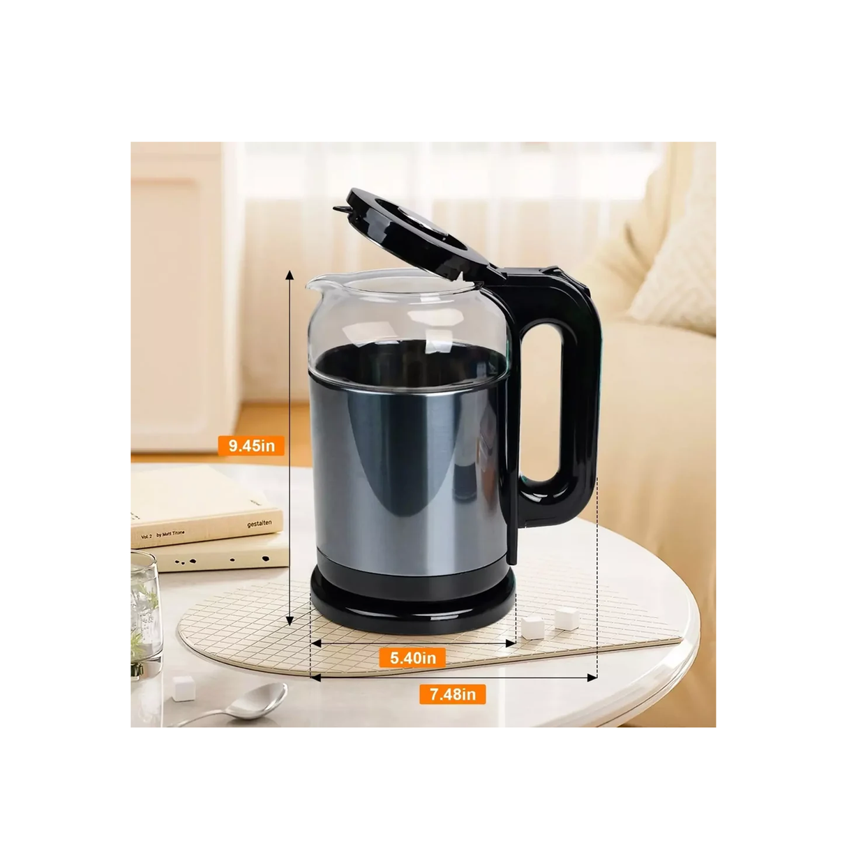 سومو غلاية كهربائية زجاجية 1.8 لتر – SM-924