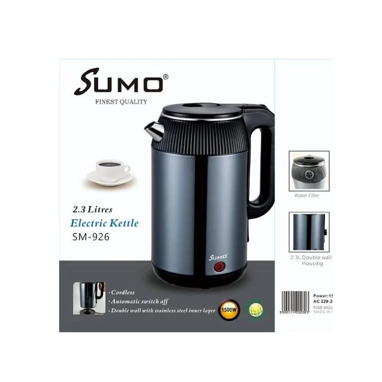 Sumo Electric Kettle 2.3L – SM-926