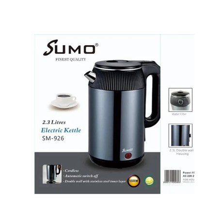 Sumo Electric Kettle 2.3L – SM-926