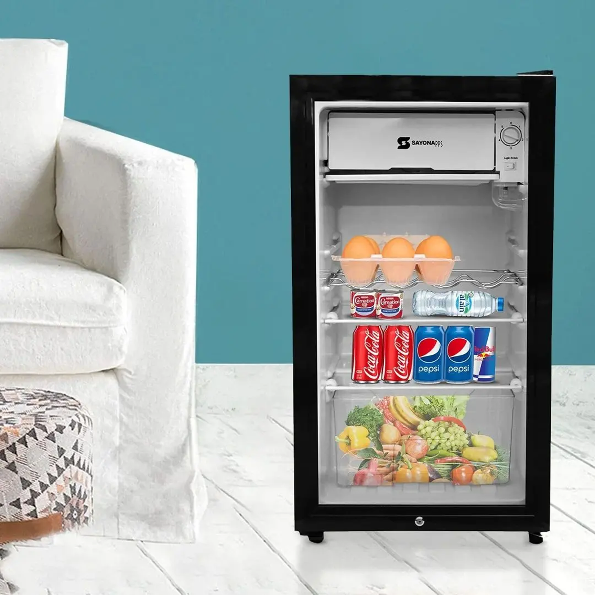 Sayona Office Mini Refrigerator - 83L