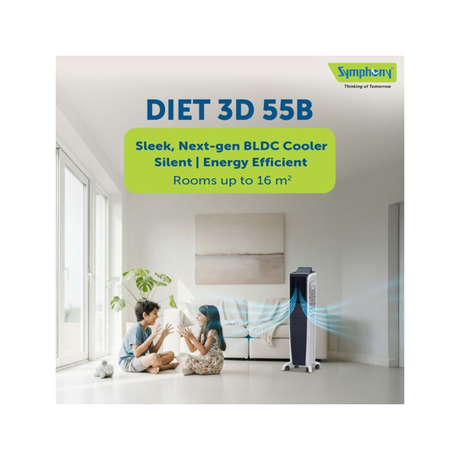 سيمفوني مبرد هواء سعة 55 لتر – DIET-3D-55B