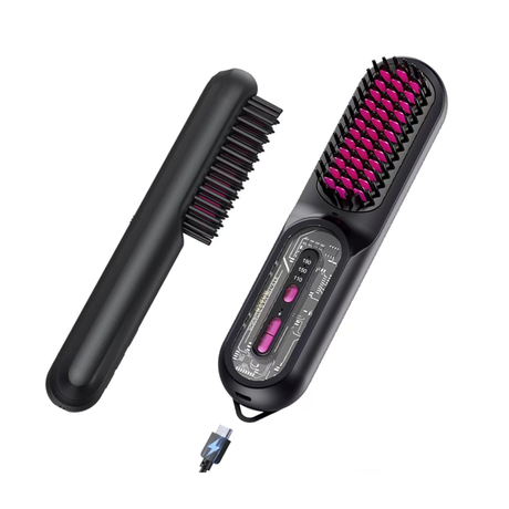 T96-Wireless Hair Straightener - Black - 9007002071