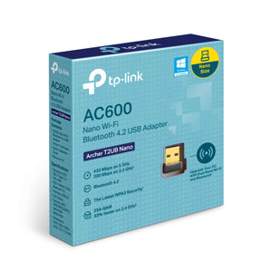 TP-Link AC600 - Nano WiFi - Bluetooth 4.2 - USB Adapter - Zayoom