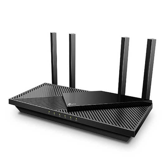 TP-Link AX3000 Dual Band Next-Gen Gigabit WiFi 6 Router - Black