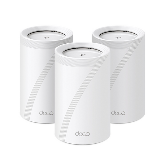 TP-Link BE9300 Whole Home Mesh WiFi 7 System - Pack of 3 - White