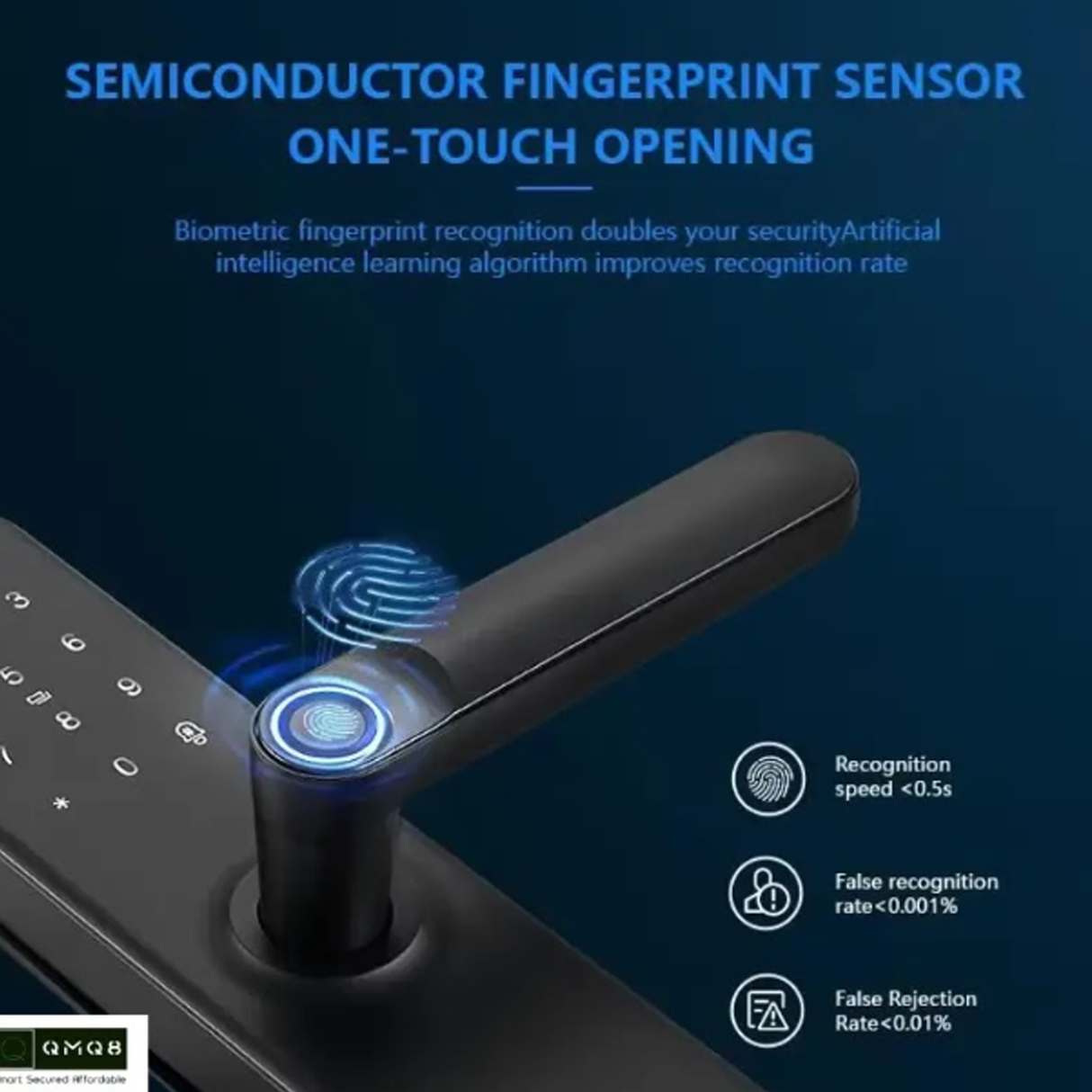 TUYA Smart Wooden Door Lock | 5 Unlock Methods | Wooden Doors Compatible