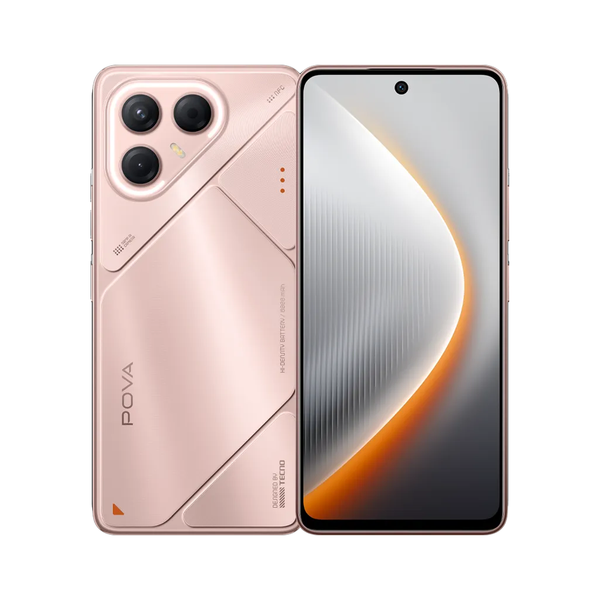 Tecno POVA 7 - 5G - 8GB - 256GB - Mobile Phone - Stardust Pink