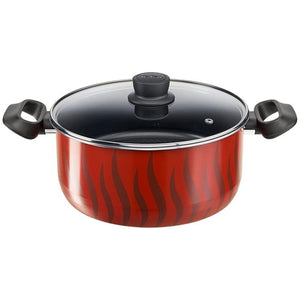 Tefal Tempo Flame Cookware 8PCs Set - Zayoom