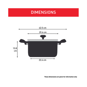 Tefal Tempo Flame Stew Pot 28cm - Zayoom