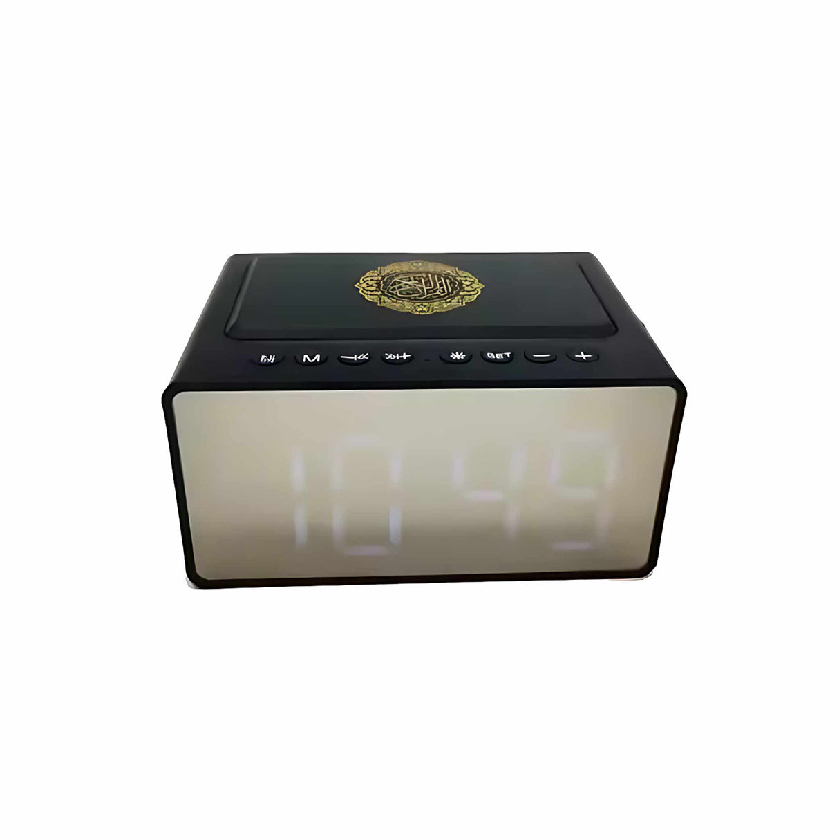 Telawah Quran Speaker with Azan Alarm Clock & Bluetooth – Islamic LED Display Bedside Clock - Buy One, Get One Free