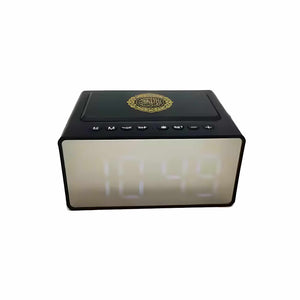 Telawah Quran Speaker with Azan Alarm Clock & Bluetooth – Islamic LED Display Bedside Clock - Buy One, Get One Free