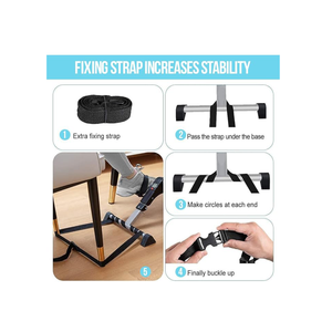 Thetafit® Mini Pedal Exerciser Portable Bike Pedal Exerciser With Calories Tracker Display - Black