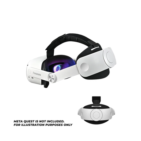 Transnovo RS2 VR Head Strap for Meta Quest 3 - White