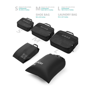ترافليست 5 قطع مكعبات تعبئة حقائب السفر
