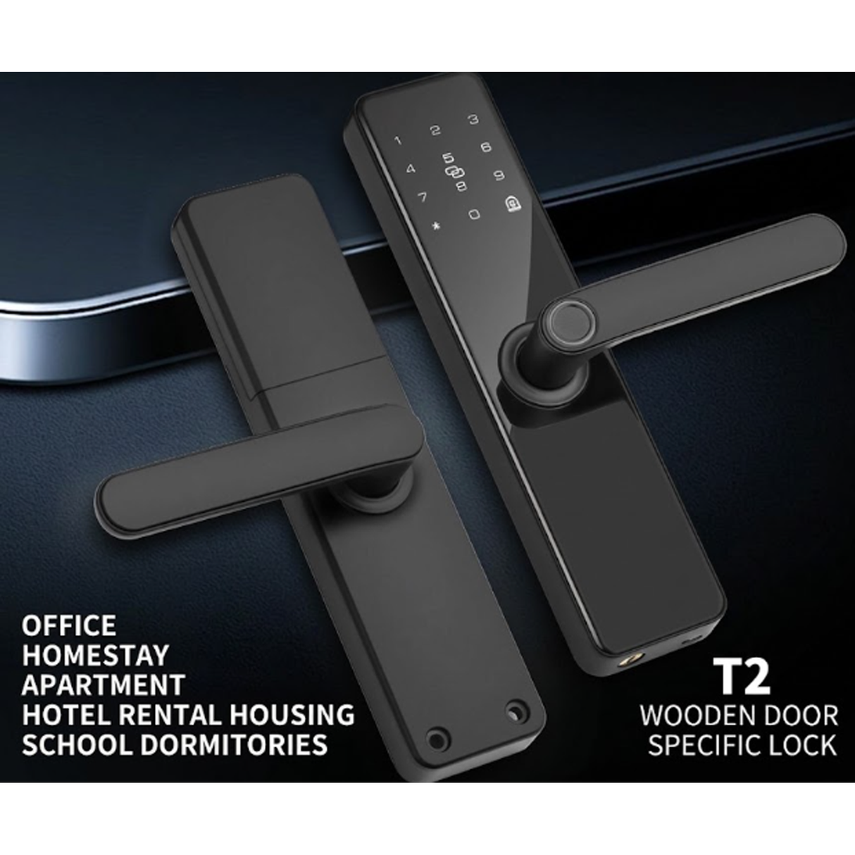 TTLock Smart Wooden Door Lock | 5 Unlock Methods