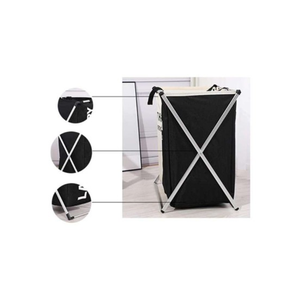 Two-Grid Laundry Baskets Large Capacity Foldable Laundry