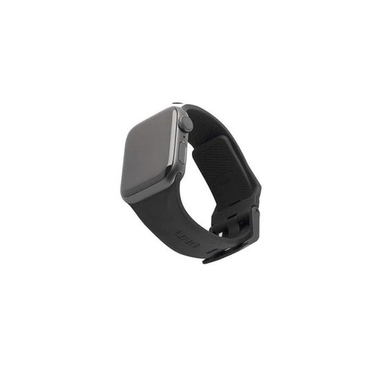 UAG Apple Watch 45mm/44mm/42mm Silicone Scout Strap - Black - Zayoom