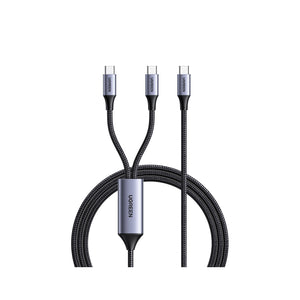 UGREEN 2-in-1 Universal PD Fast Charging Cable 5A Max 100W Max - Zayoom