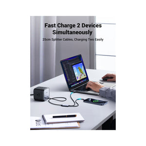 UGREEN 2-in-1 Universal PD Fast Charging Cable 5A Max 100W Max - Zayoom