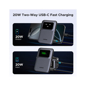 UGREEN 5000mAh Magnetic Wireless Power Bank - Zayoom