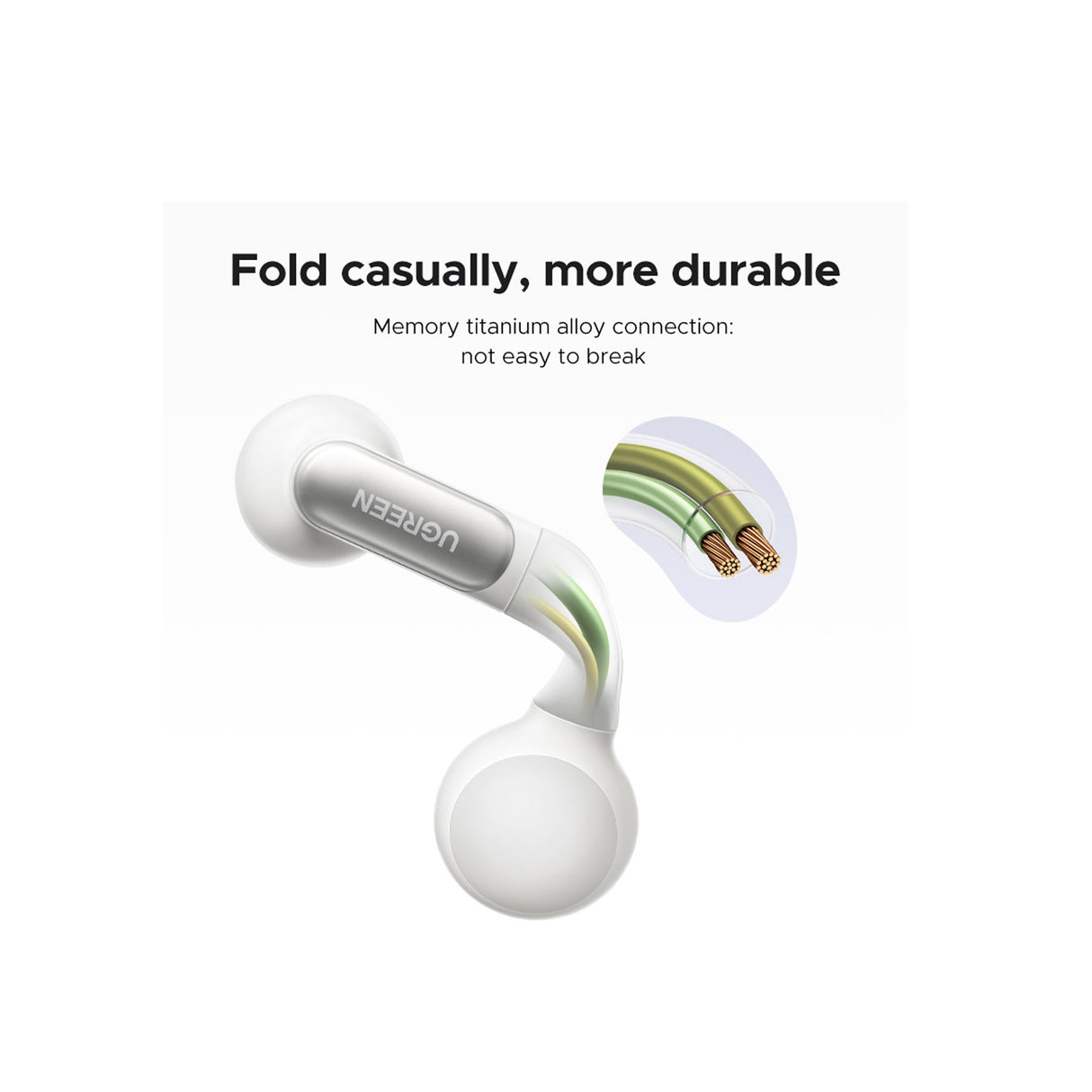 UGREEN HiTune S5 True Wireless Earbuds White