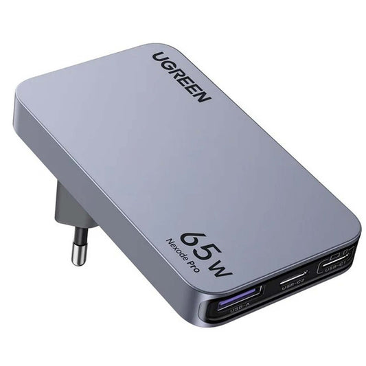 UGREEN Nexode Pro - 3Port GaN Ultra -Slim Fast Charger - 65W