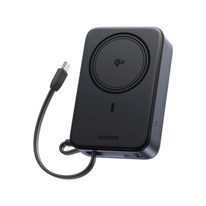 UGREEN Magnetic Wireless Power Bank 10000mAh 30W 1C+15W - Space Gray QI2 PB567