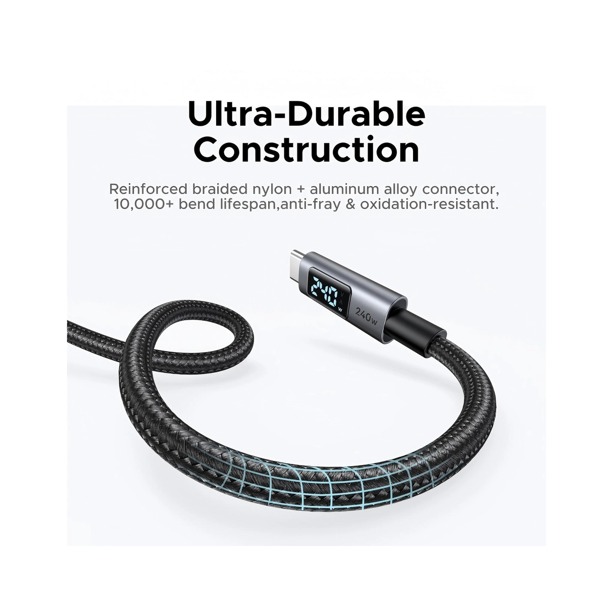 UGREEN USB-C to USB-C PD Fast Charging Cable 240W Max - 2m