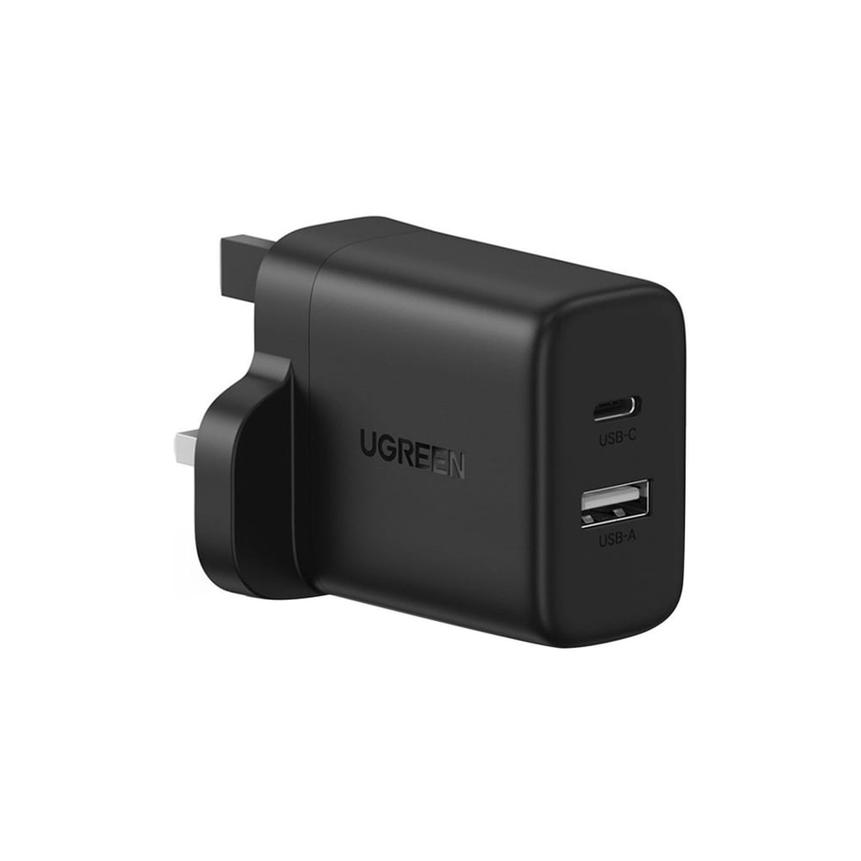 UGREEN 20W 2-Port Fast Charger UK - Black