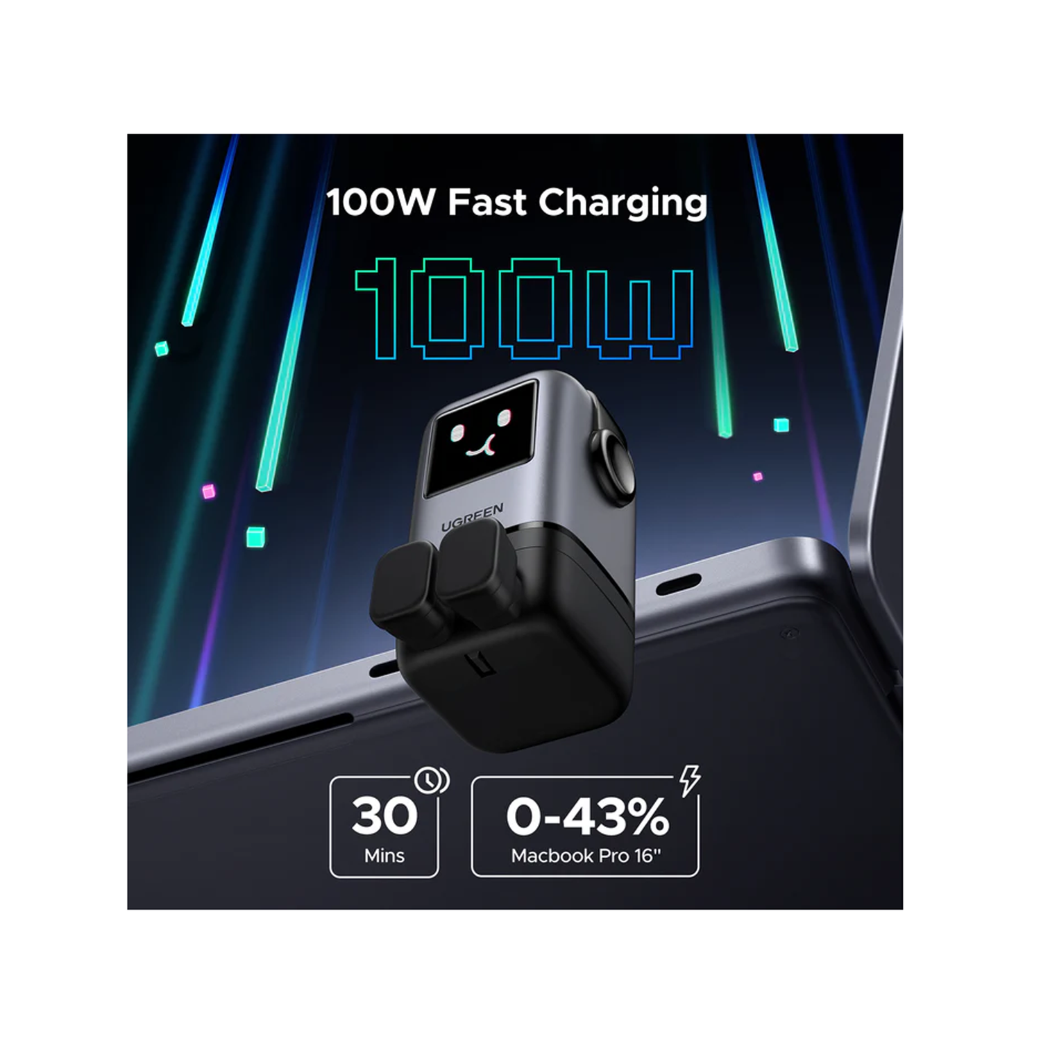 UGREEN Uno 100W 4-Port GaN Fast Charger UK