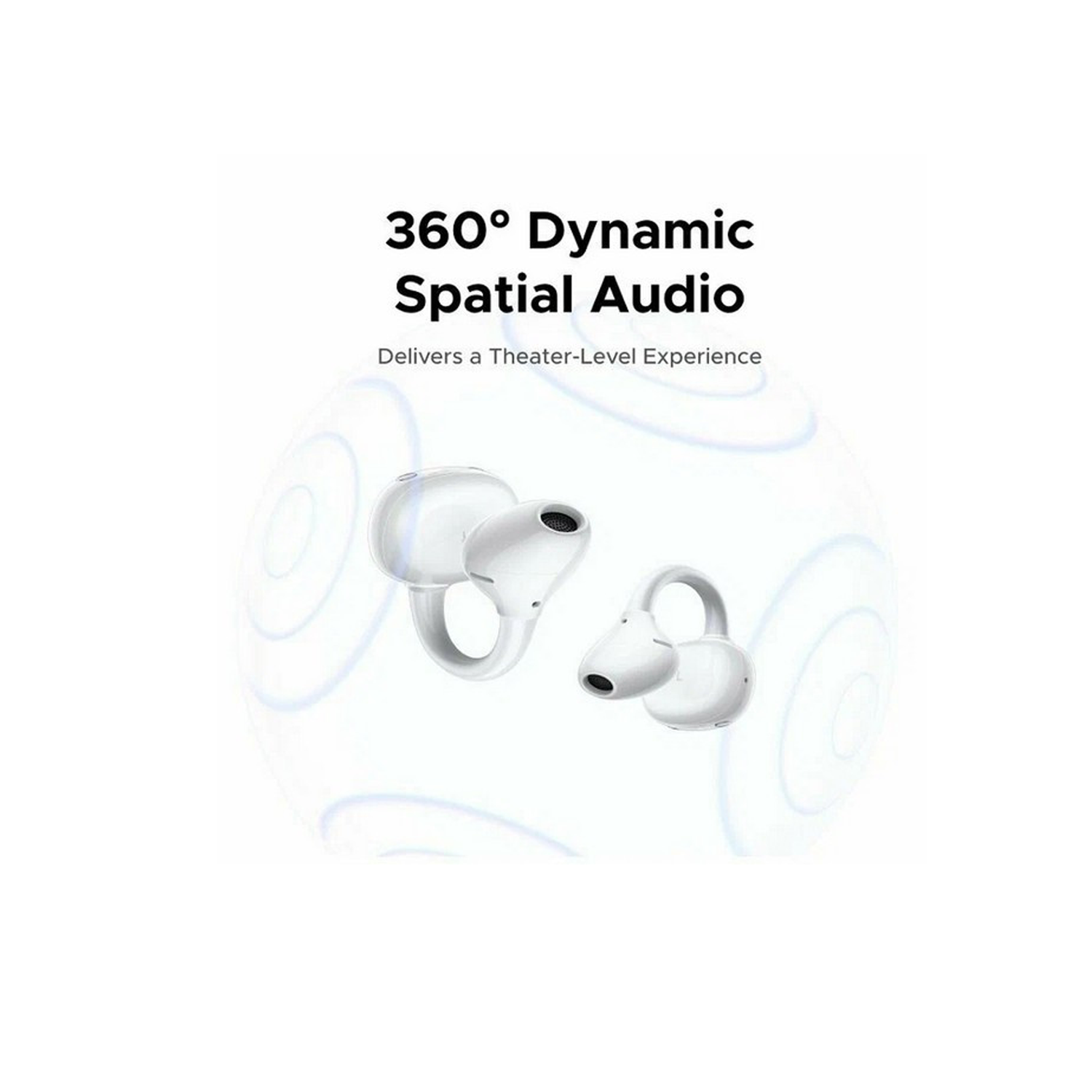 UGREEN Clipbuds Pro Open-Ear Wireless ANC Earbuds - White