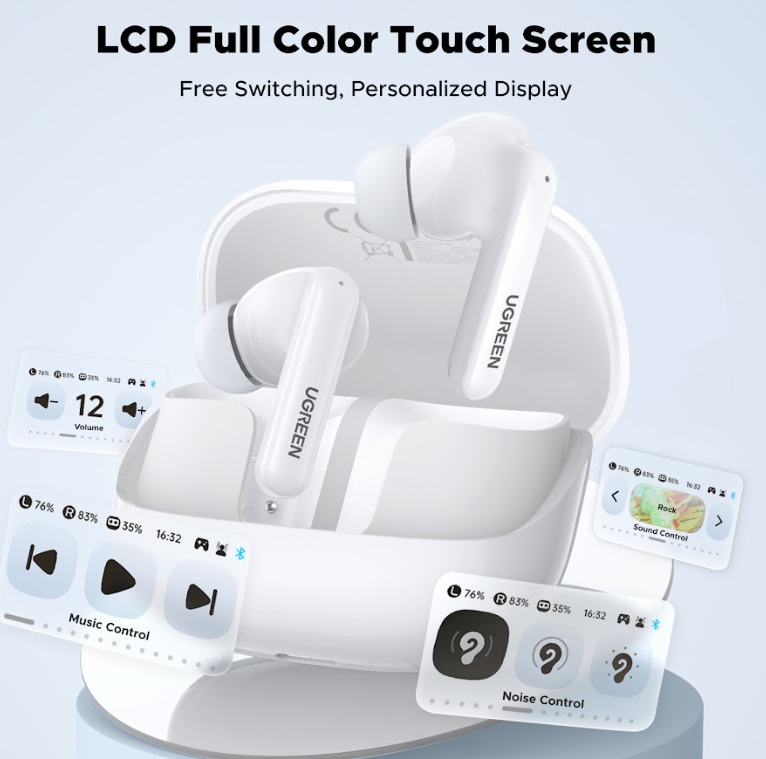 UGREEN Hitune T6 Magic WS211 Earphone Wireless In Ear Style Active Noise Cancellation