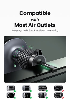 يوجرين شاحن سيارة لاسلكي مغناطيسي بقوة 15 واط