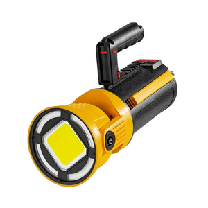 Ultra-Bright Multifunctional Tripod Flashlight Torch with USB Charging - Searchlight for Outdoor and Camping