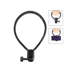 Universal Magnetic Neck Mount Phone Holder With Adjustable Gooseneck