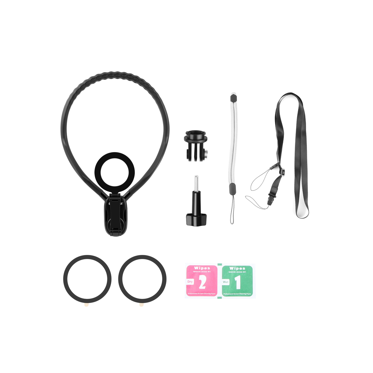 Universal Magnetic Neck Mount Phone Holder With Adjustable Gooseneck