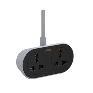 سلك تمديد عالمي للمخرج بطول 5 أمتار - أسود