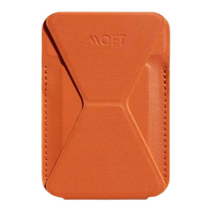 MOFT Snap-On iPhone Stand & Wallet - Orange - Zayoom