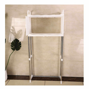 Versatile Multi-Purpose Washing Machine Storage Rack for Laundry Room and Bathroom