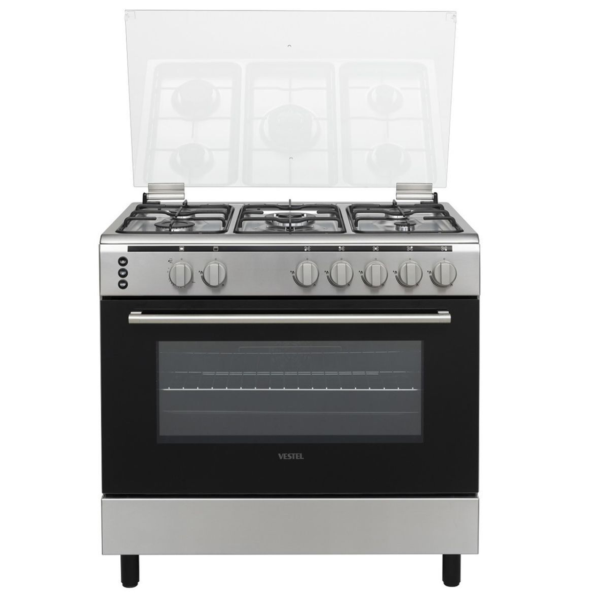 Vestel Gas Cooker 90x60cm 5 Burners