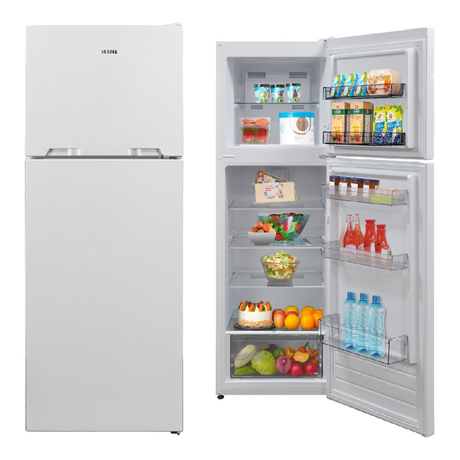 فيستل ثلاجة فريزر علوي سعة 400 لتر (14 قدم³) – أبيض – RM400TF3M‑W‑VG