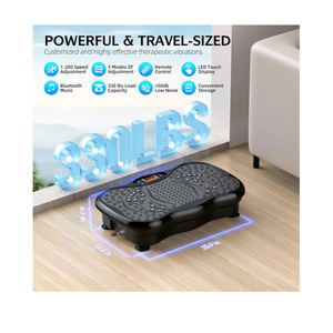 Black Bull Vibration Plate Exercise Machine Carbon Fibre Vibration Plate