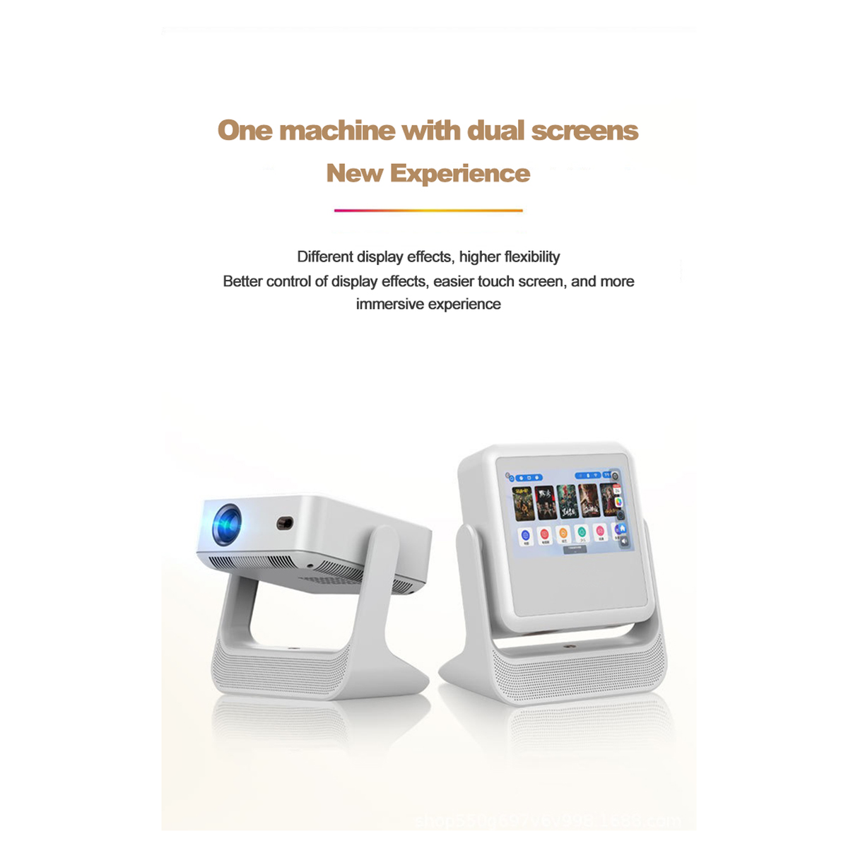 Volto Touch Screen Projector - White