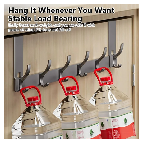 منظم معلق على الباب باستخدام خطافات للحمام وغرفة النوم