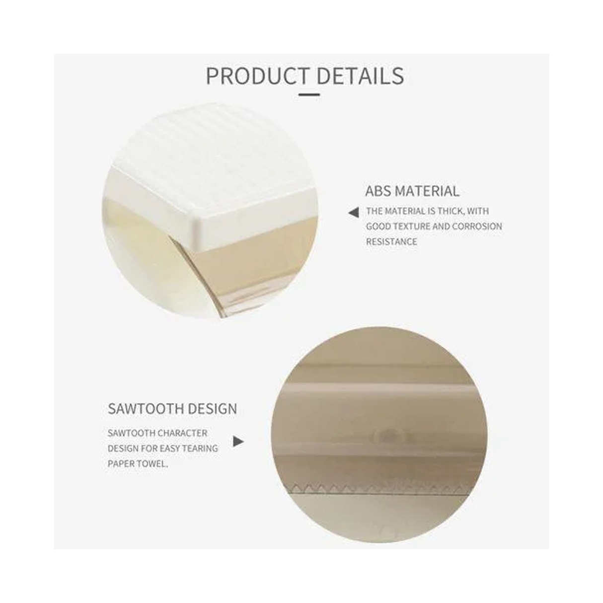 حامل لفّافات مناديل مثبت على الحائط بنفسه بقوة تثبيت عالية للحمام